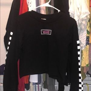 vans crop long sleeve